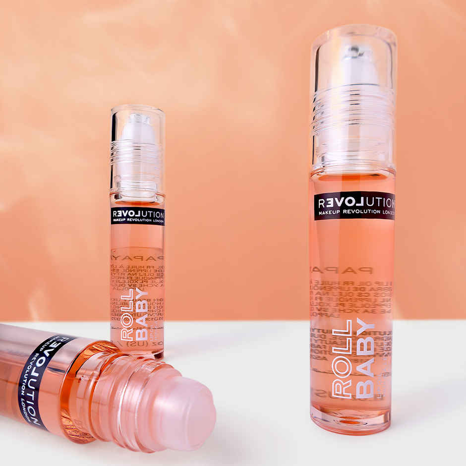 Makeup Revolution Relove Roll Baby Lip Oil (Papaya)