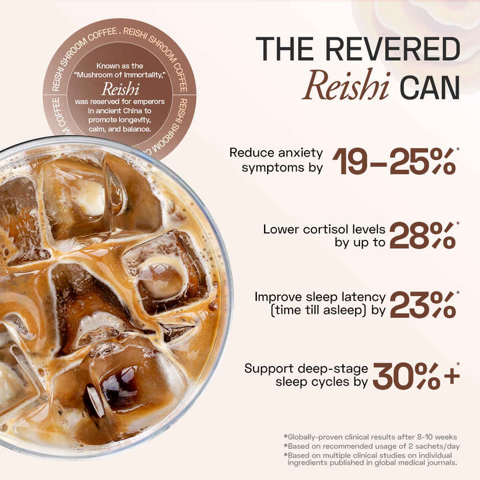 Ace Blend Reishi Mushroom Medium Roast Organic Coffee Premix