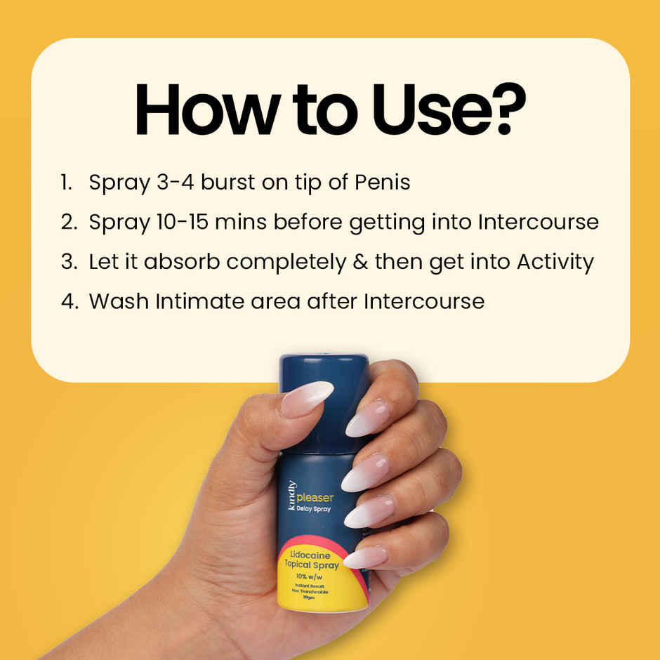 Kindly Health Pleaser Delay Spray