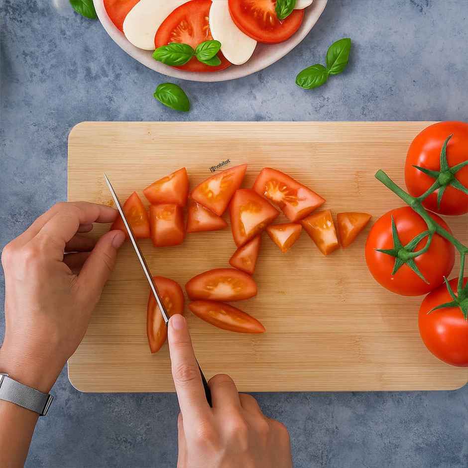 Habitat Signature Series Vegetable Knife Stainless Steel With Ultra Razoe Sharp Resilient Blade