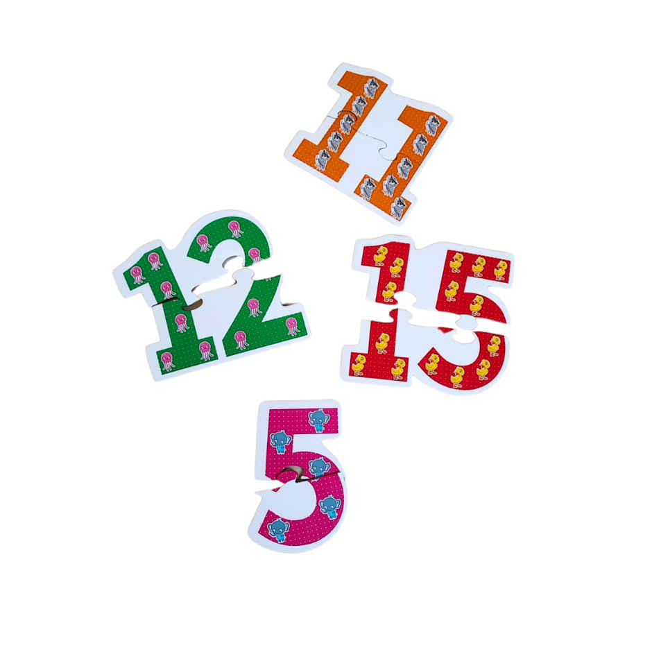 JoGenii 1 To 20 Counting Jigzaw Puzzle | Fun And Educational 40 Piece Jigsaw Puzzle