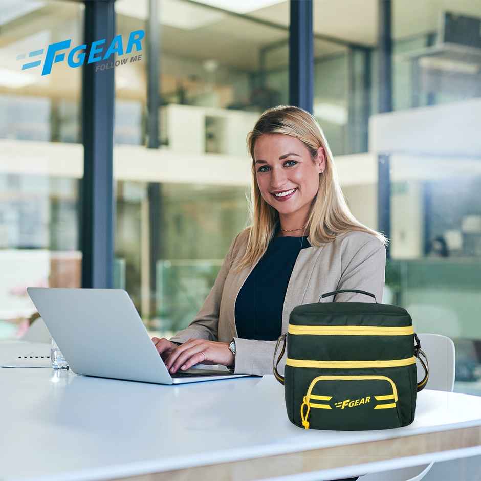 F Gear Sushi Spruce Yellow Lunch Bag