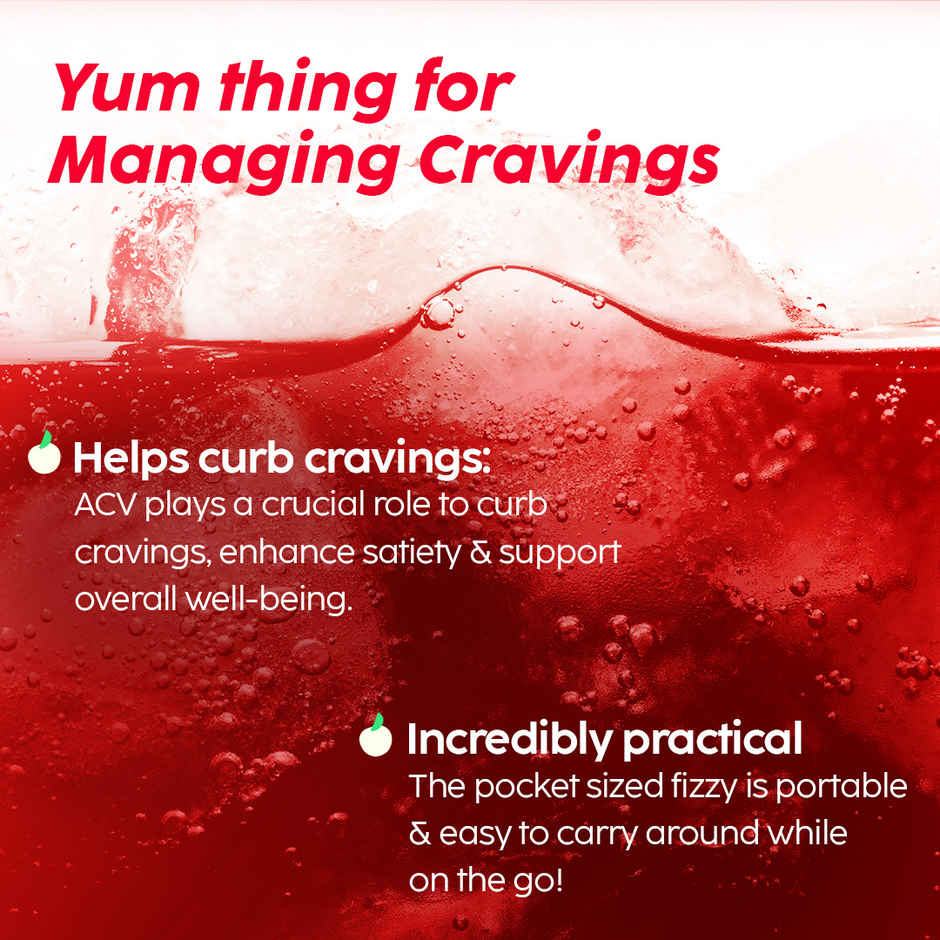 Plix Apple Cider Vinegar Effervescent for Weight Loss (Apple Burst) - Pack Of 1