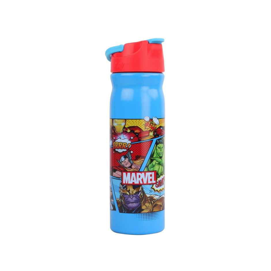 Marvel Spiderman Sleek Straw Sipper Water Bottle With Handle. | Hmyxsb 73430 | Av | 500ml