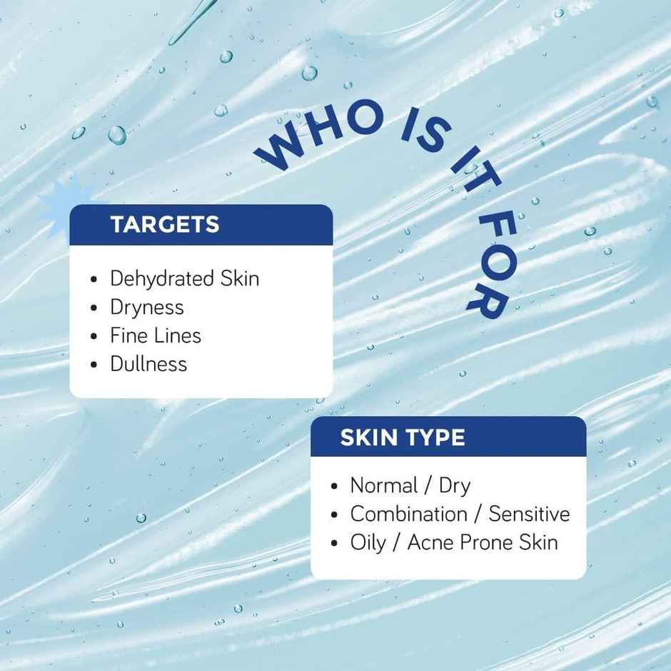 Moody 7D Hydro Burst 100Hr Gel Moisturizer With Hyaluronic & Coconut Water (50 Gm)