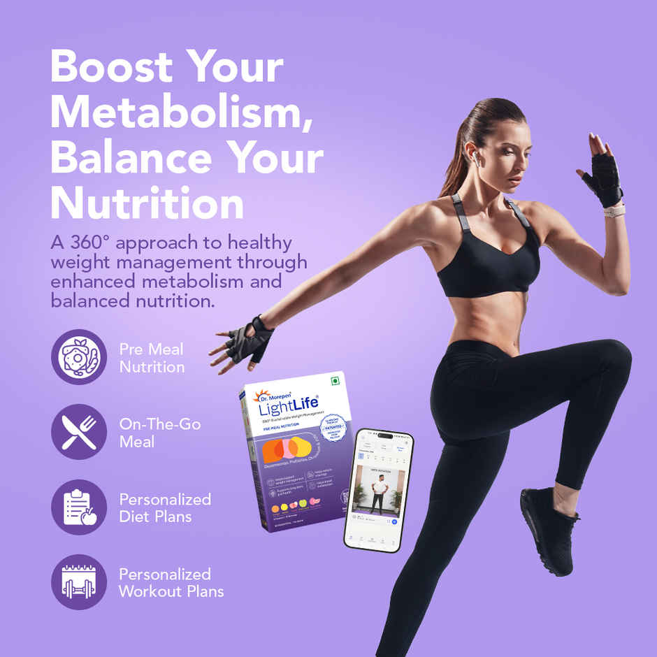 Dr. Morepen LightLife Pre-Meal Nutrition Helps in Weight Management
