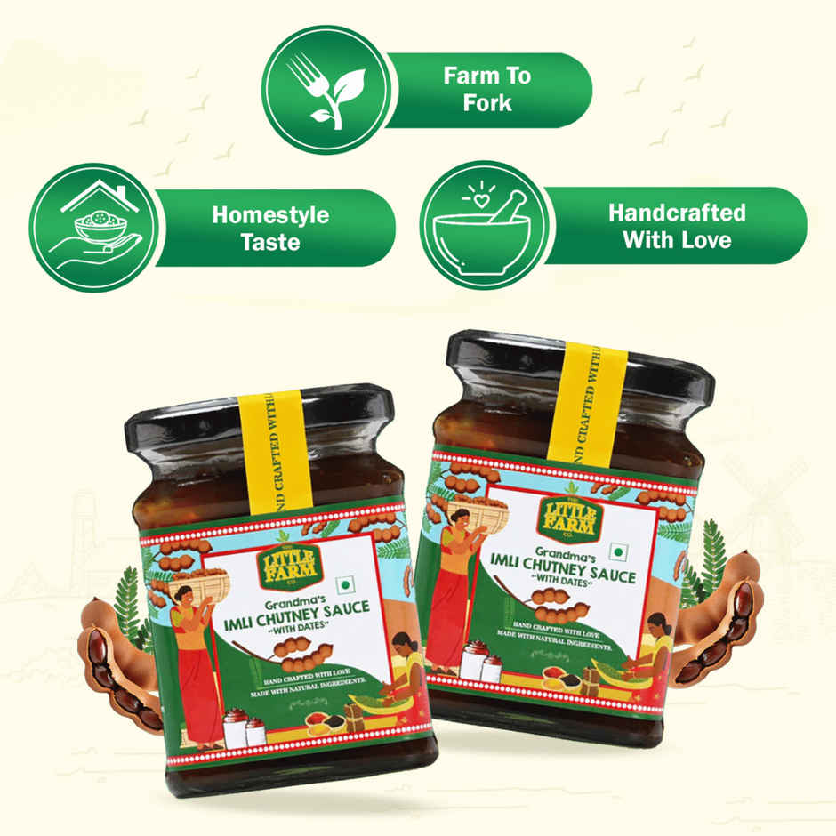 The Little Farm Co. Imli Sauce | Chutney With Dates