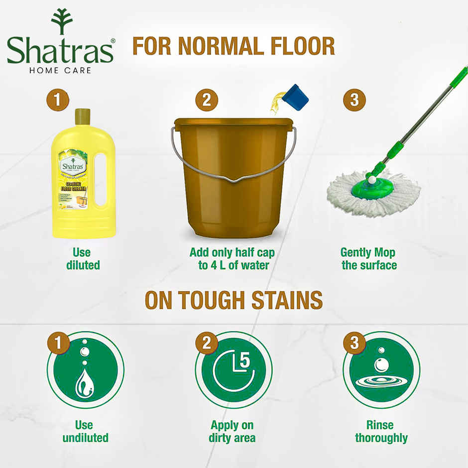 Shatras Sparkling Floor Cleaner Lemon