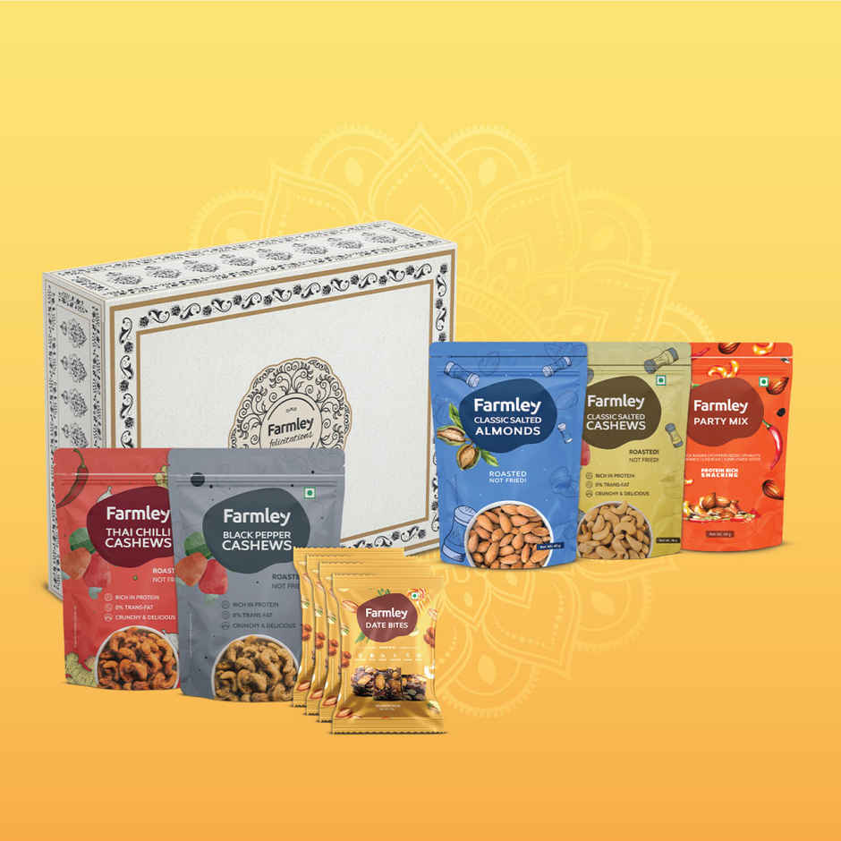 Farmley Felicitations Mix Dry Fruit Gift Pack - Buy at ₹719 Online ...