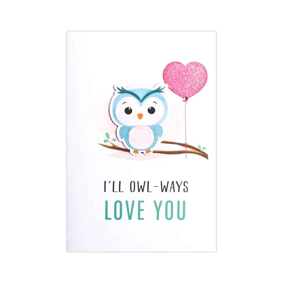Itsy Bitsy Greeting Card & Envelope Love You Latte 4 x 6 Inch 2 Pc Pb Lb