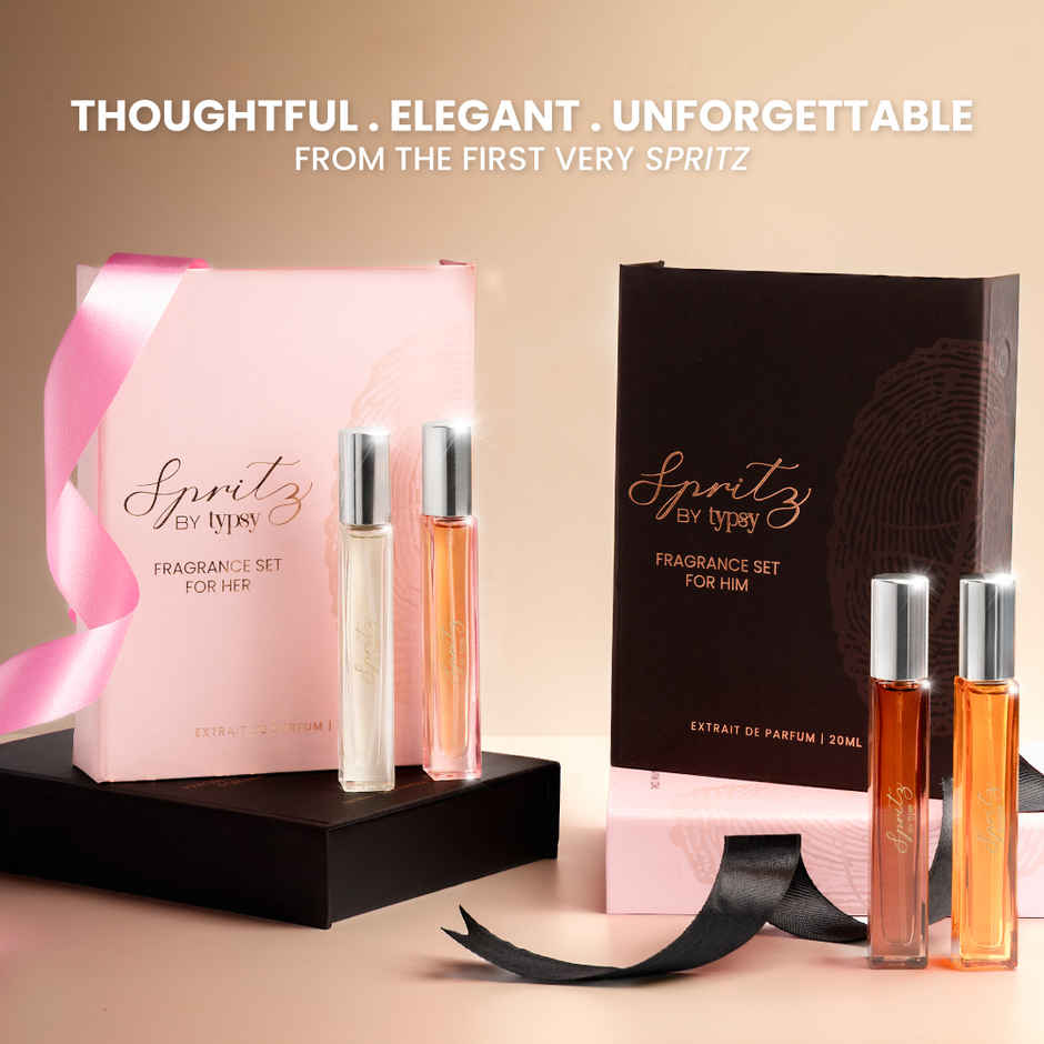 Spritz by Typsy Extrait De Perfume Gift Set for Men Amber & Cafe Noir