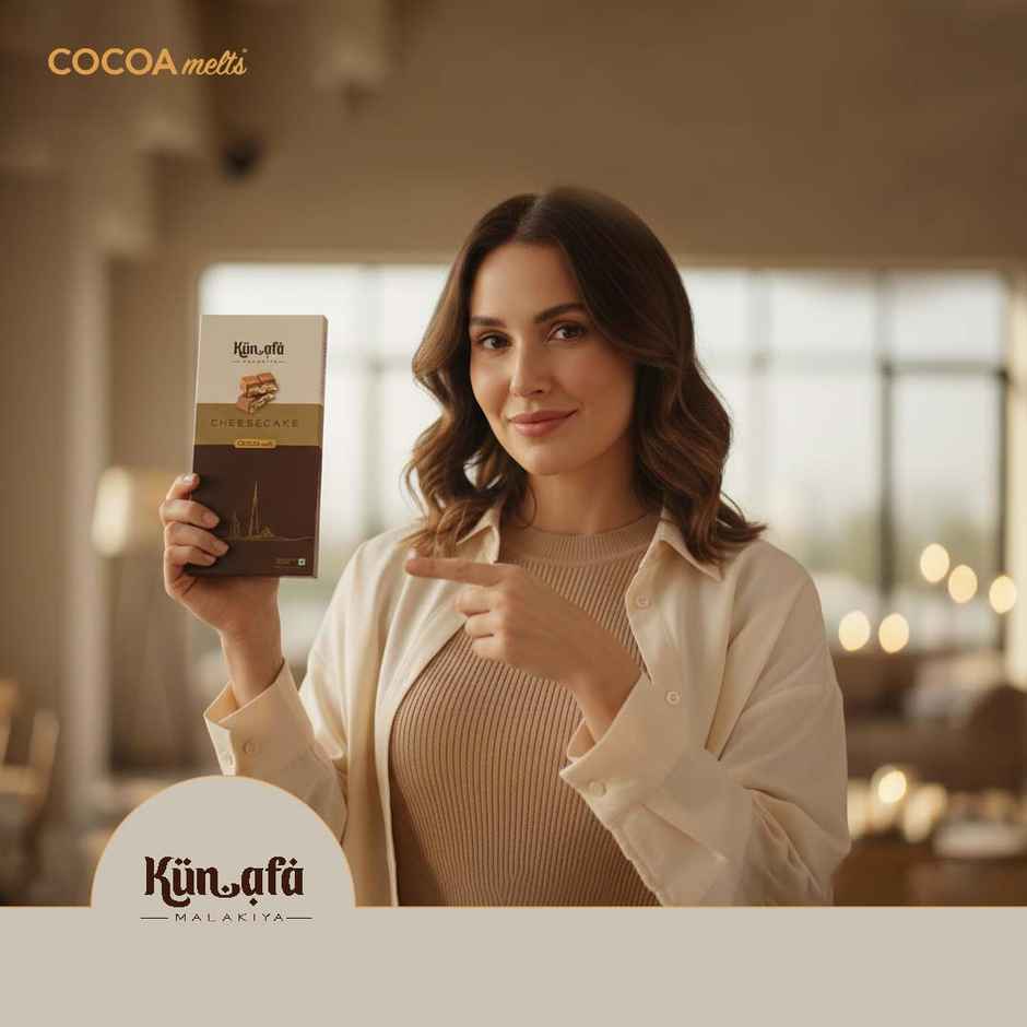 Cocoa Melts Dubai Cheesecake Kunafa Chocolate Bar