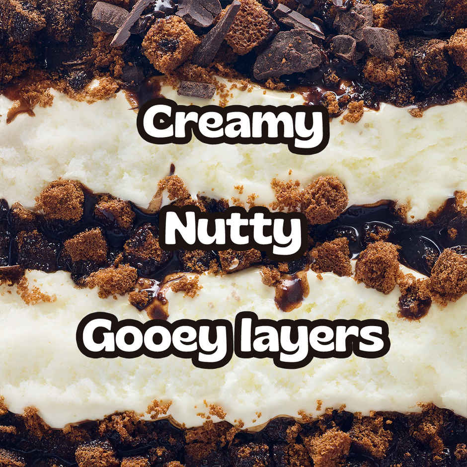 OB & GOB Vanilla & Choco Brownie Ice Cream Sundae