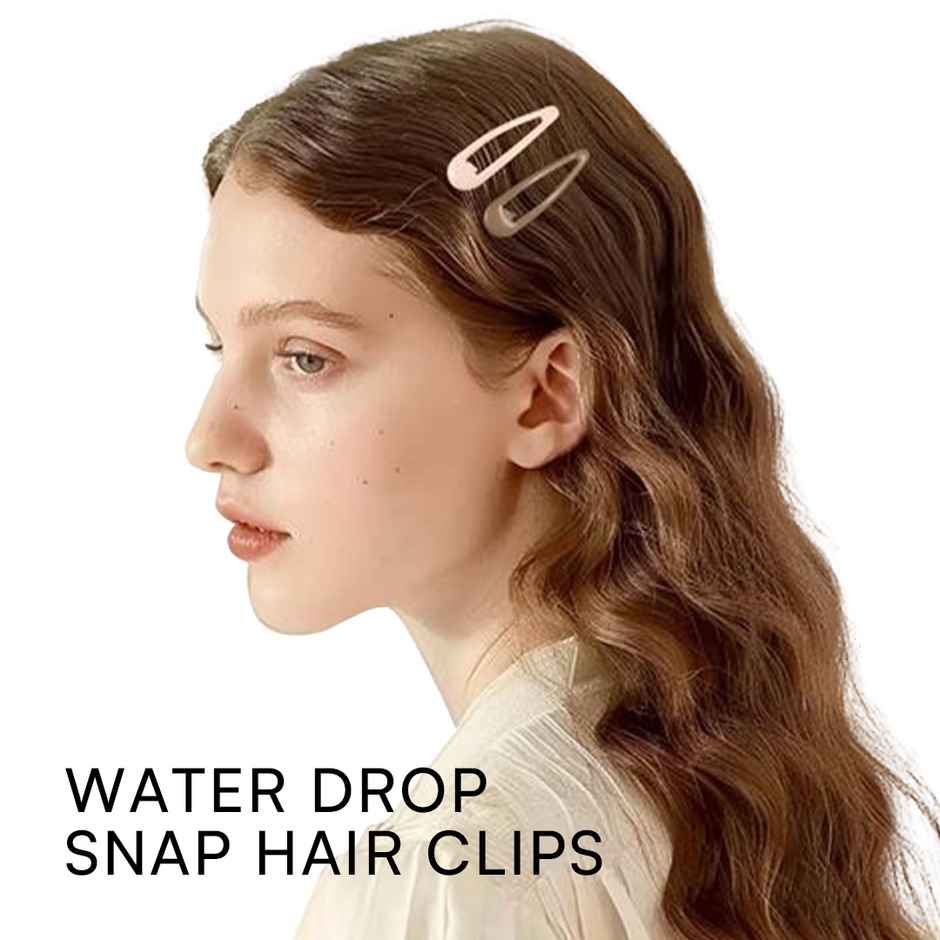 Gush Beauty Tic Tac Hair Pins/Clips | Multicolor | Nudes & Black