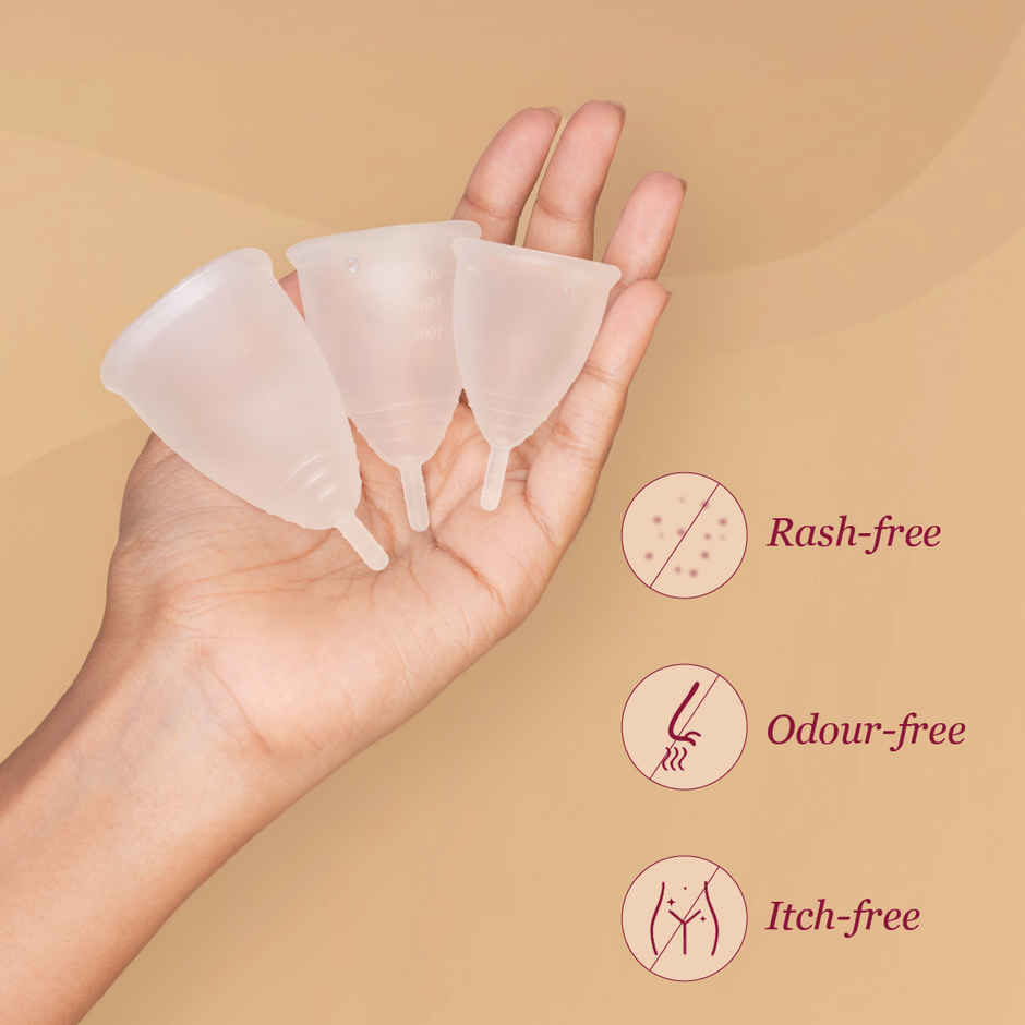 Carmesi Menstrual Cup | Small | Softer for Easy Insertion | 100% Medical-Grade Silicone | Leak Free