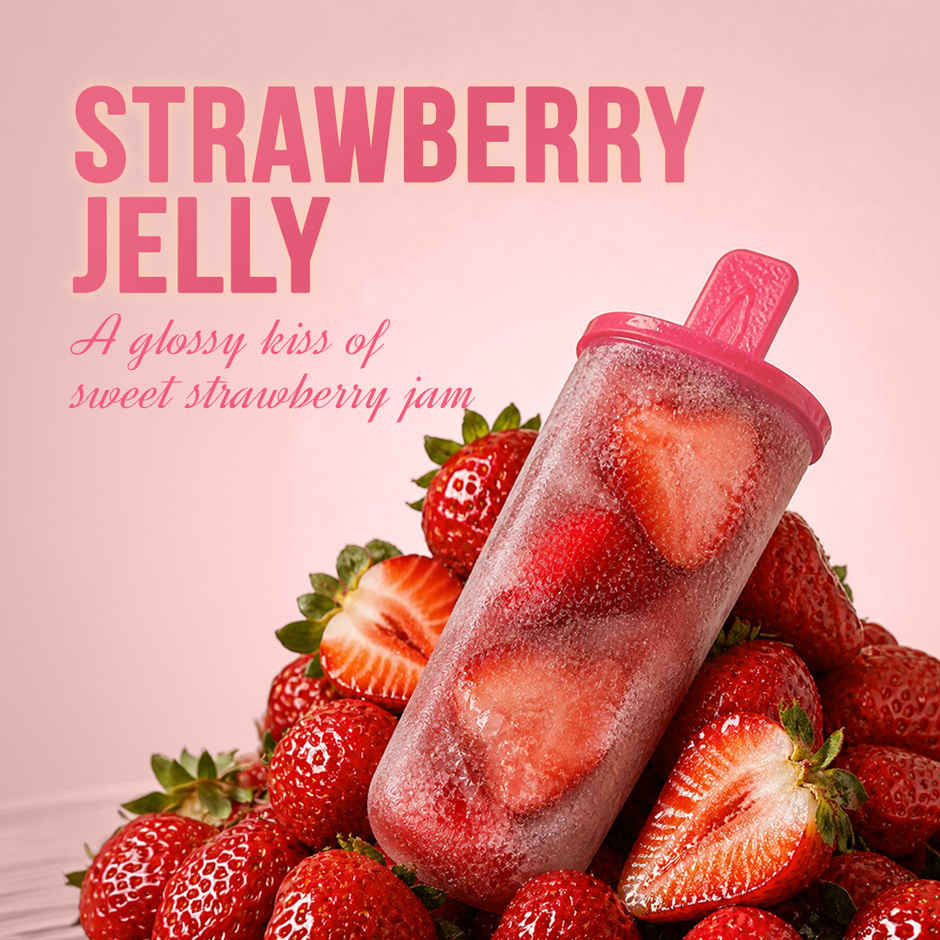 Staze 9to9 Y.U.M.M.Y Lip Gloss Balm | Intense High-Shine Gloss Finish | SPF 15 | Strawberry Jelly