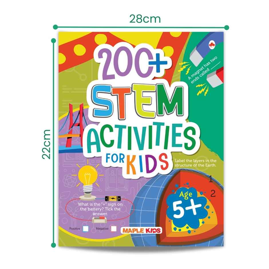 Activity Book for Kids | 200+ STEM Activities | Brain Activity Book for Kids | Age 5+