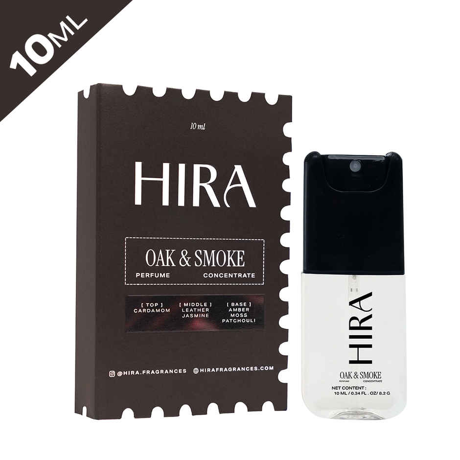 HIRA Oak & Smoke Eau De Perfume For Men | Leather & Cardamom Notes