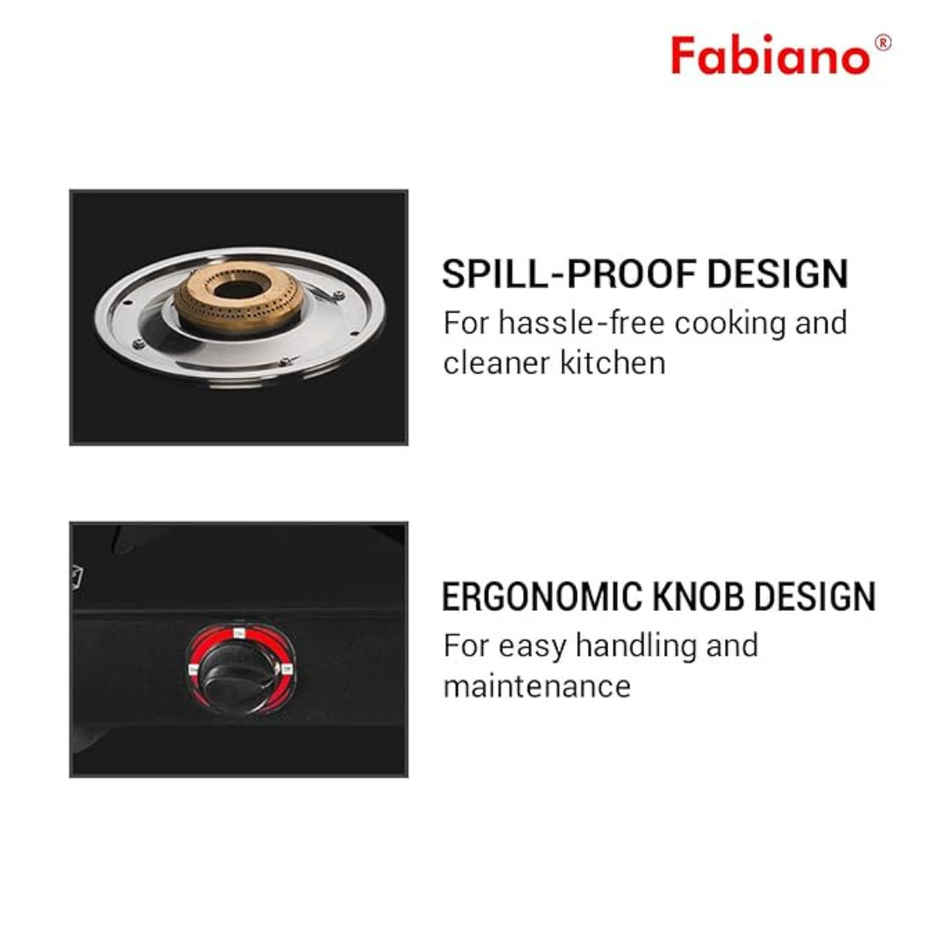Fabiano 2 Burner Nano Automatic Gas Stove