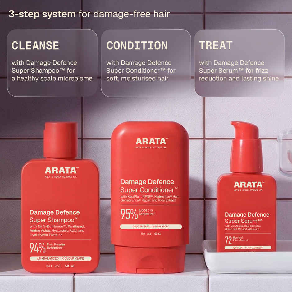 Arata Super Shampoo for Hair Damage Repair & Scalp Care