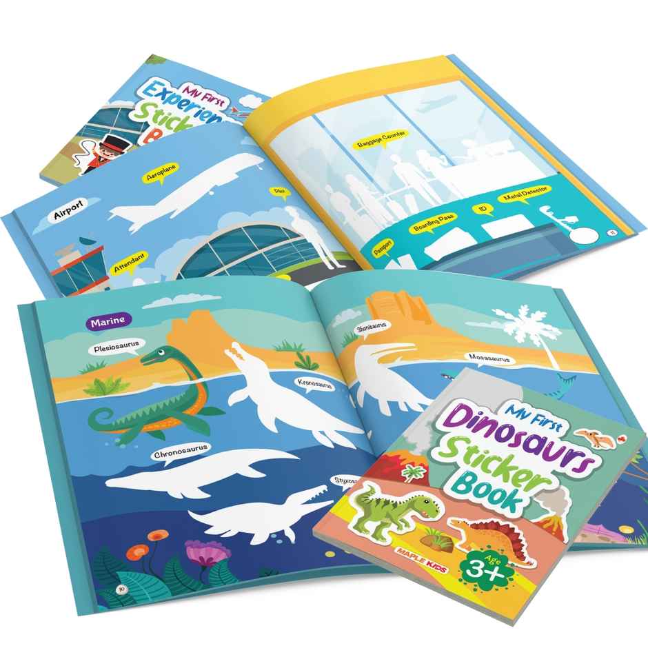 My First Sticker Books | Princess | Dinosaurs | Festivals and Experiences