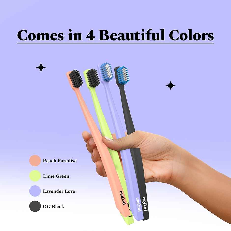 perfora lavender love toothbrush - ultra soft bristles
