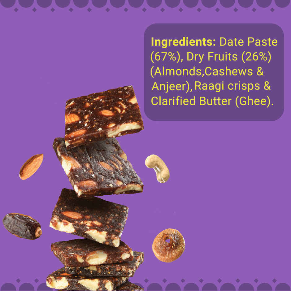 Dry Fruit Barfi | No Added Refined Sugar | Burfi | Sweets | By Go Desi