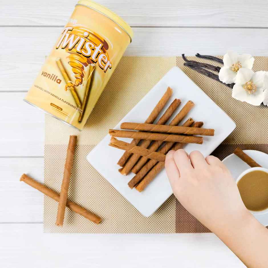 Delfi Twister Vanilla Wafer Rolls