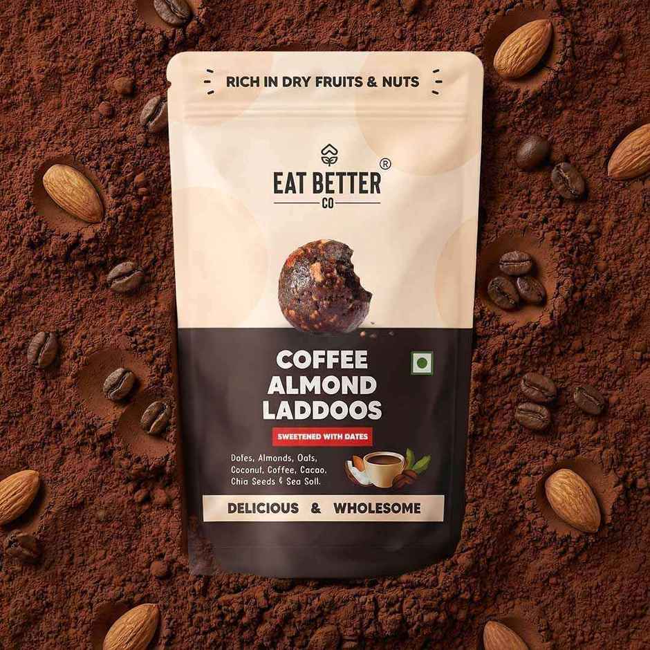 Eat Better Co Coffee & Almond Laddoos High Protein | Truly Natural
