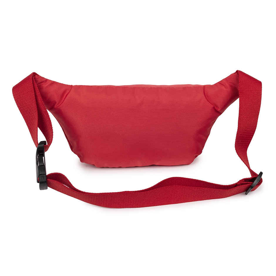 QIPS Unisex Polyester 2 L Waist Bag | Red