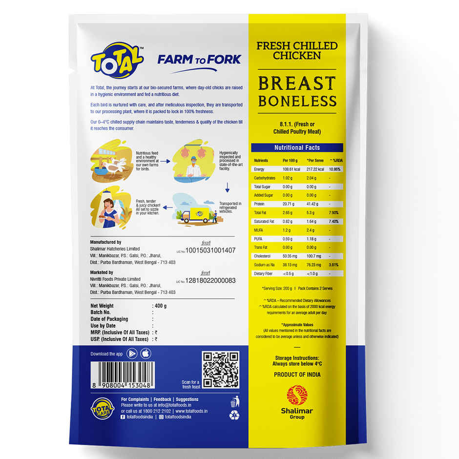 Total Chicken Breast Boneless