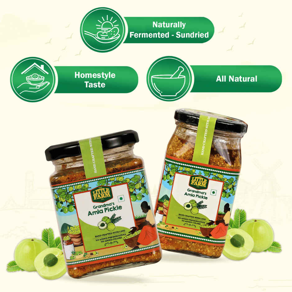 The Little Farm Co. Amla Pickle | Achaar | No added preservatives