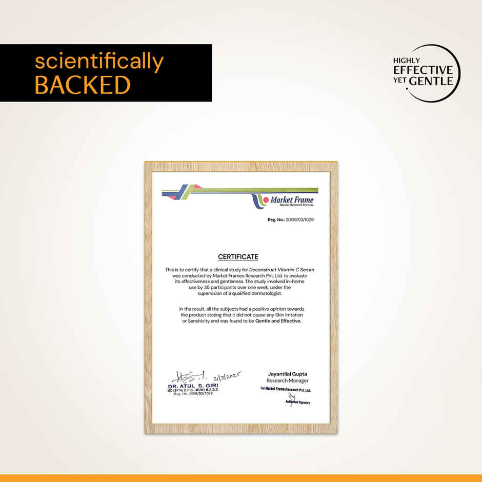 Deconstruct 10% Vitamin C Serum for Oily Skin | Clinically Tested