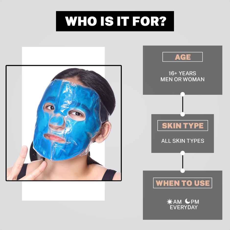 House Of Beauty Hot+Cold Gel Mask Ice Tool For Soothing Skin | Reduces Pimples | Acne & Puffiness