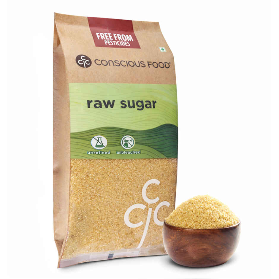 Conscious Food Raw Sugar Natural Unprocessed
