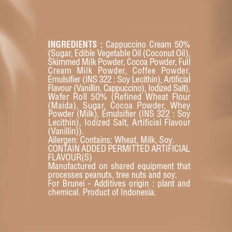 Delfi Twister Cappuccino Wafer Rolls