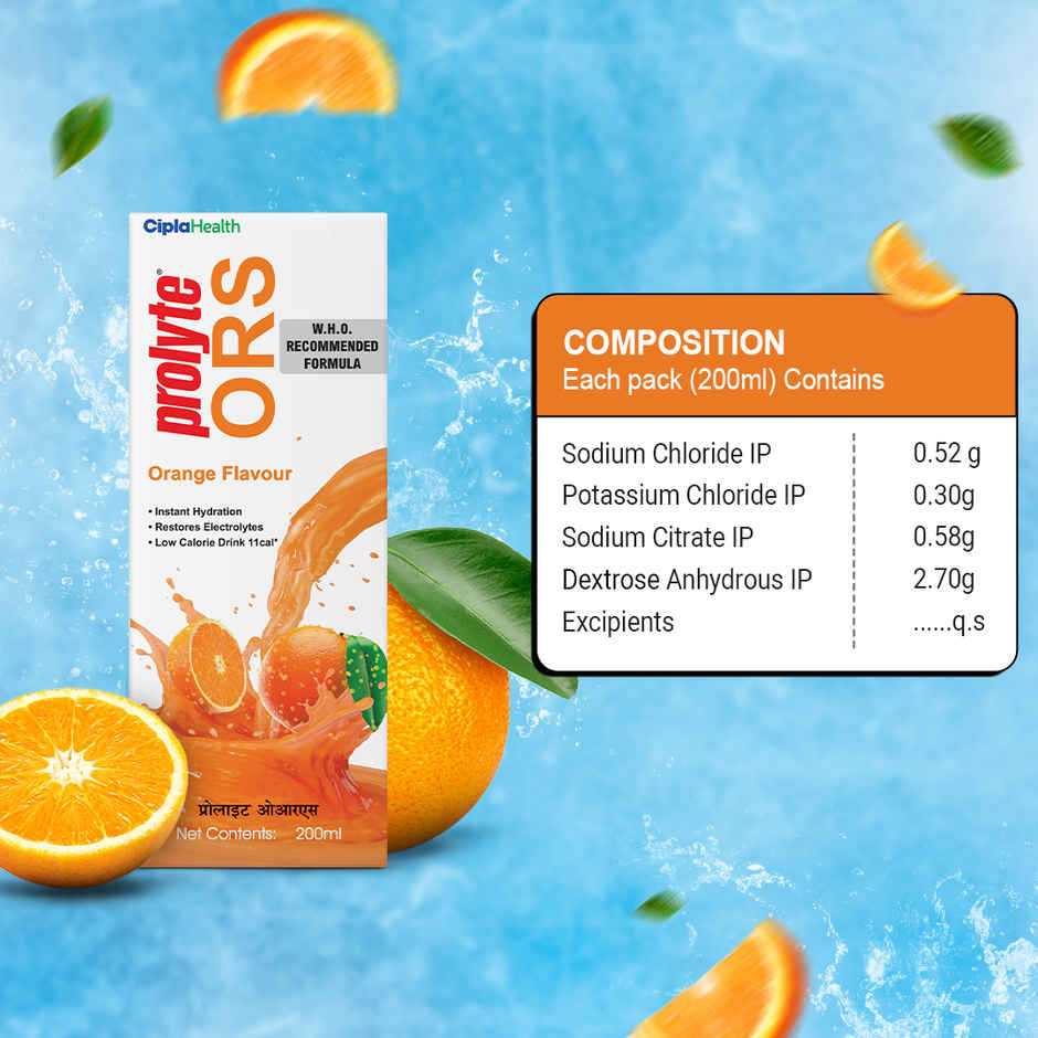 Prolyte ORS Liquid - Orange Flavour Combo