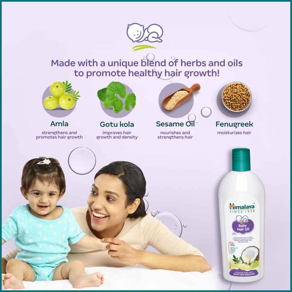 Himalaya Wellness Company Baby Hair Oil