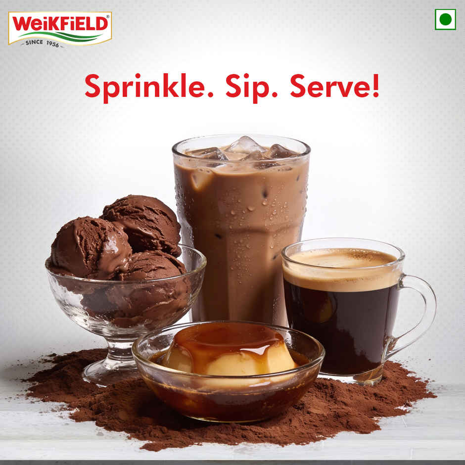 Weikfield Drinking Chocolate Powder Jar