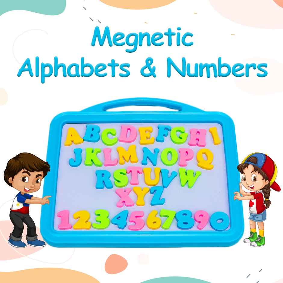Ratna's Lovely Magnetic Slate 3 in 1 | Alphabets, Numbers | 3+ years