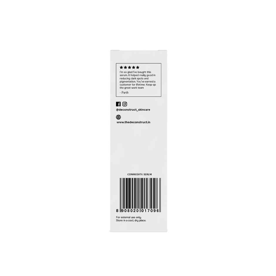 Deconstruct 5% Niacinamide Serum | Fades Pigmentation & Acne Marks