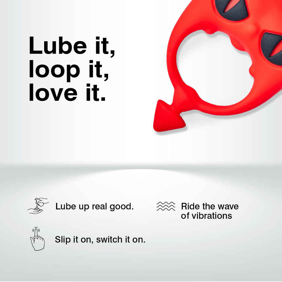 Skore Shiver Vibrating Ring For Him | Flexible