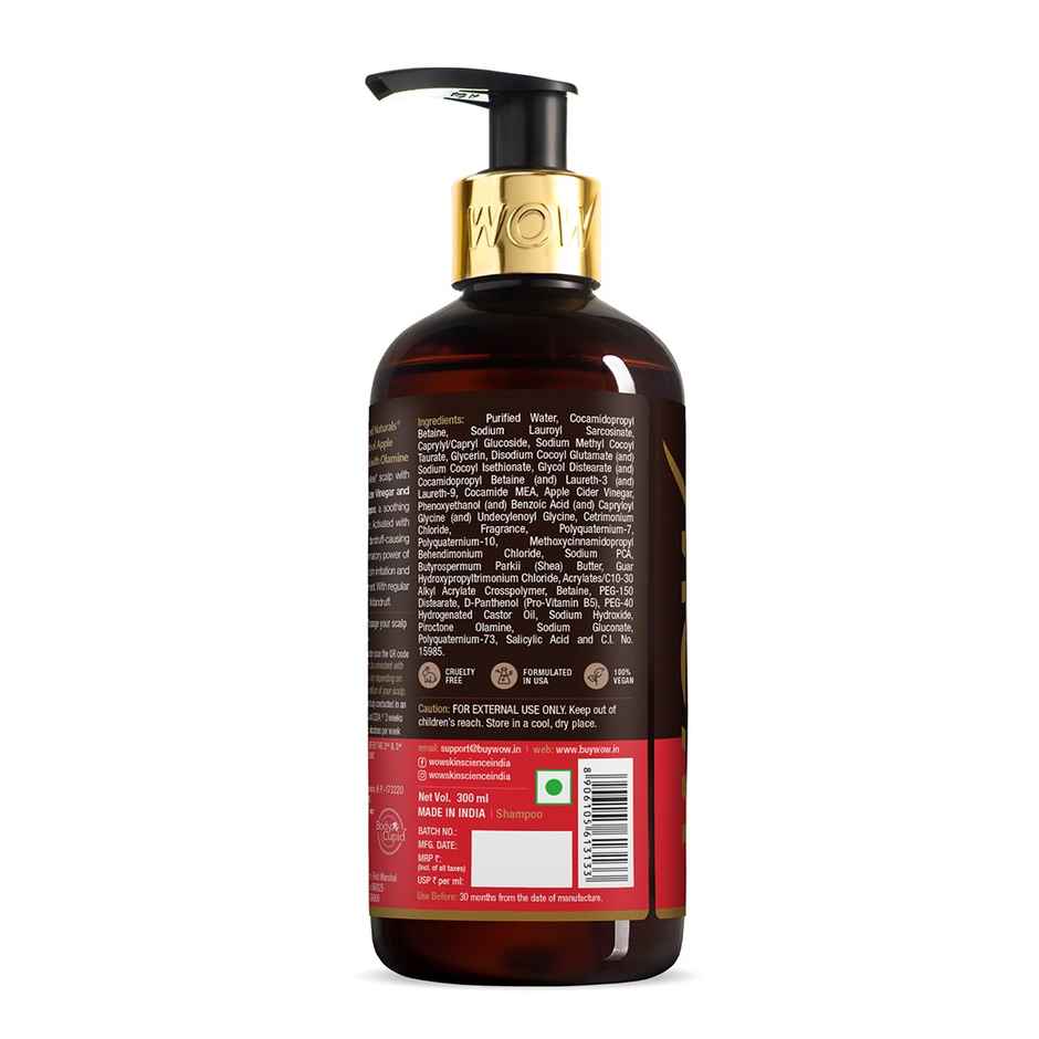 Wow Skin Science Apple Cider Vinegar Shampoo