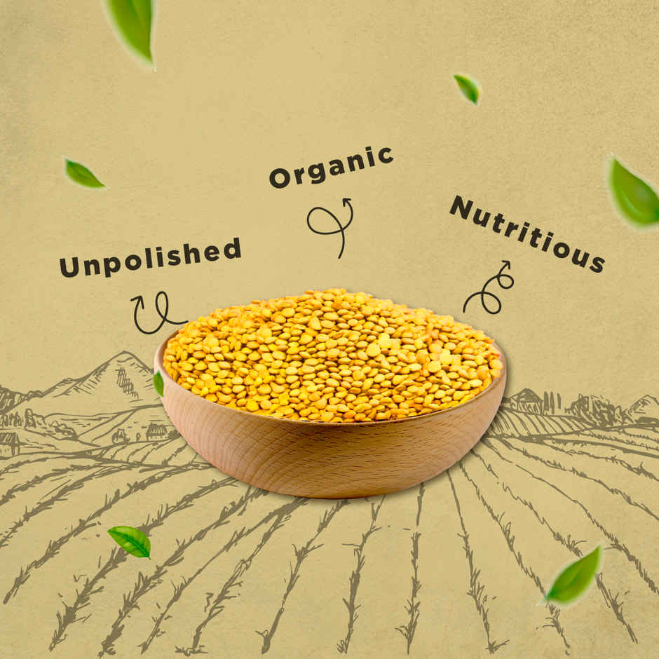 Bharat Organics Unpolished Arhar Dal