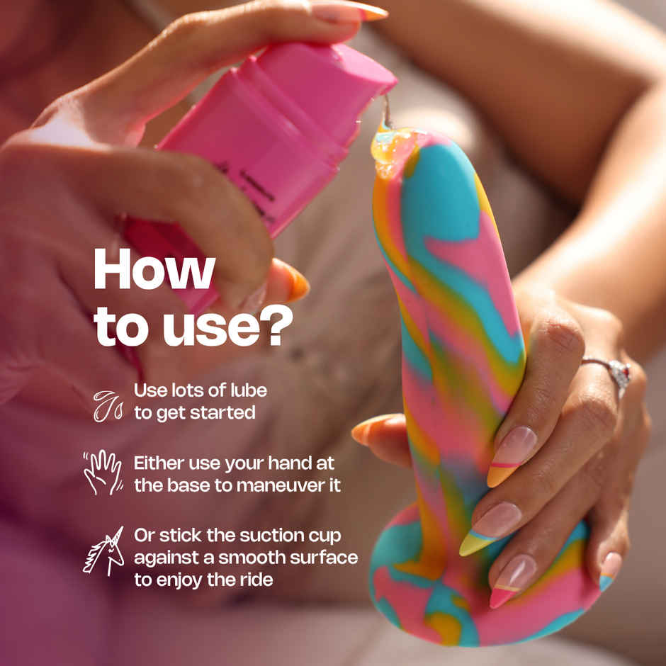Leezu's Dilbar Womens Personal Massager with Suction Cup Base