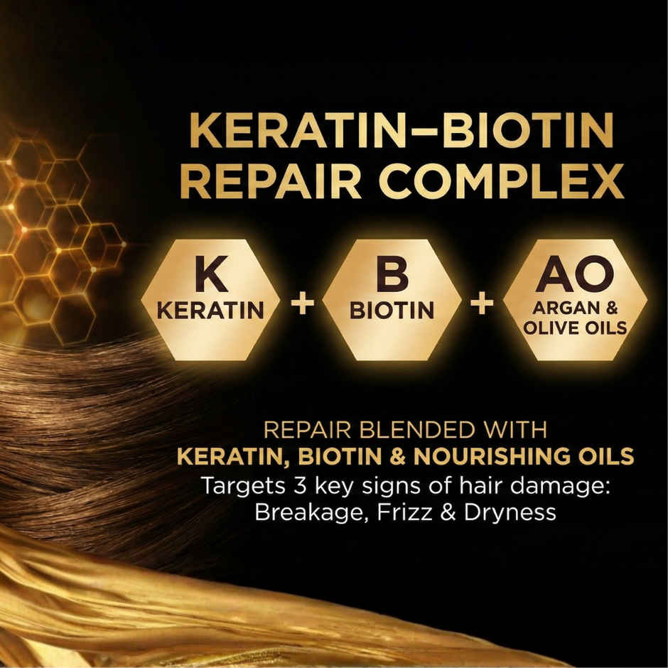 The Skin Story Keratin Conditioner For Coloured Treated Hair Repairs Damage & Frizz Sulphate Free
