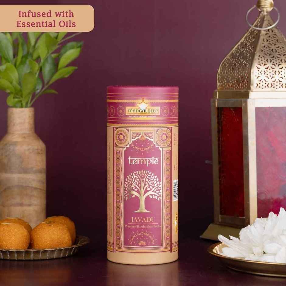 Temple Premium Bambooless Dhoop Sticks | Javadhu Fragrance | Mangaldeep