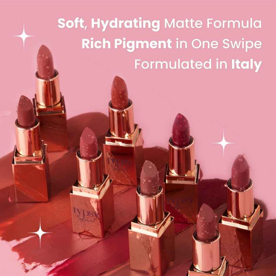 Typsy Beauty Happy Hour Mini Lippie Hot Chocolate Fudge | Bullet Lipstick | Creamy Matte