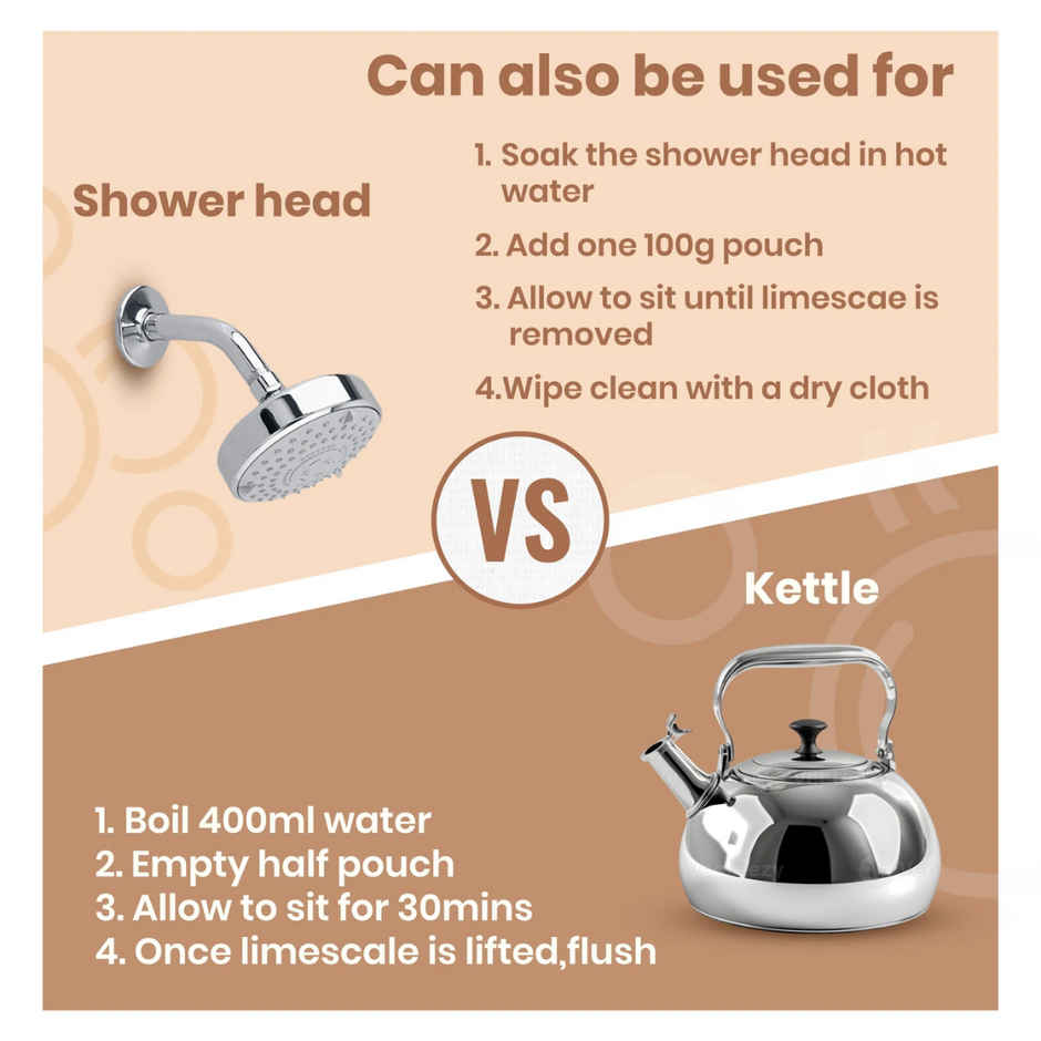 Koparo Multi-Use Appliance Descaler Powder - Sachets