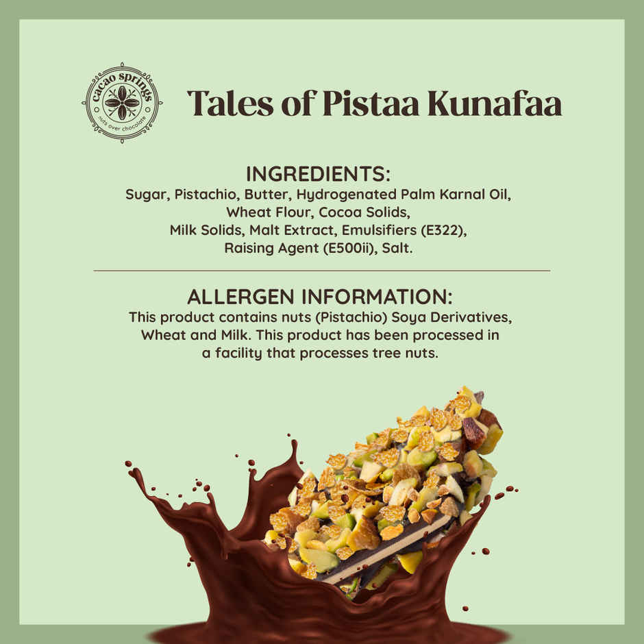 Cacao Springs Tales of Kunafa Brittle